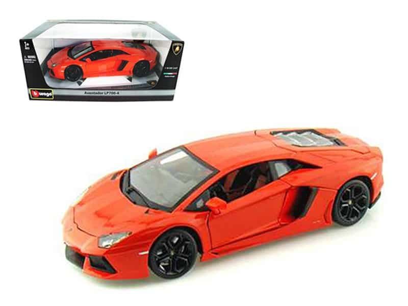2012 lamborghini aventador lp700 4 orange 1/18 diecast model car by bburago 2012 lamborghini aventador lp700 4 orange 1/18 diecast model car by bburago