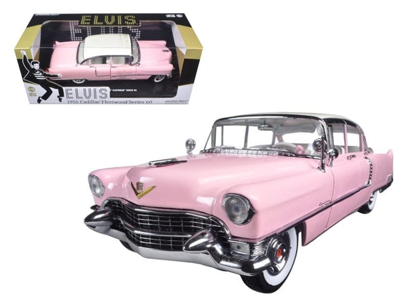 1955 pink cadillac fleetwood series 60 special "elvis presley" 1/18 diecast model car by greenlight 1955 pink cadillac fleetwood series 60 special "elvis presley" 1/18 diecast model car by greenlight
