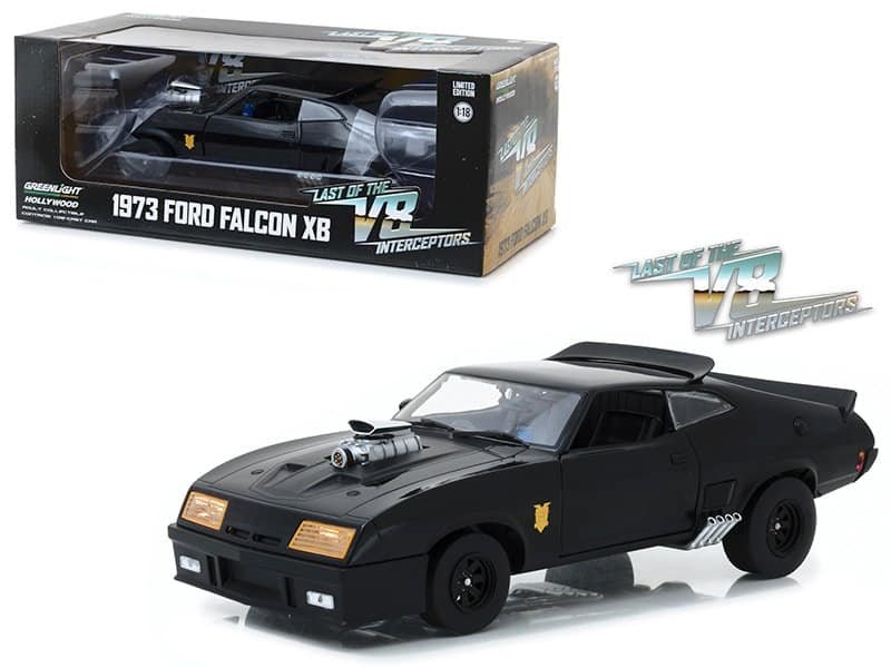 1973 ford falcon xb black "last of the v8 interceptors" (1979) movie 1/18 diecast model car by greenlight 1973 ford falcon xb black "last of the v8 interceptors" (1979) movie 1/18 diecast model car by greenlight