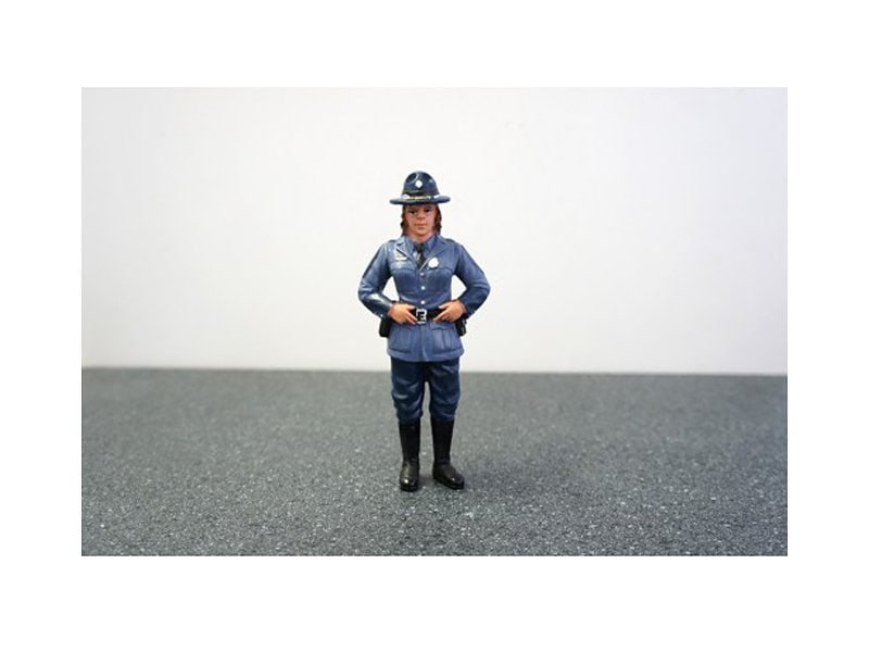state trooper sharon figure for 1:24 diecast model cars by american diorama state trooper sharon figure for 1:24 diecast model cars by american diorama