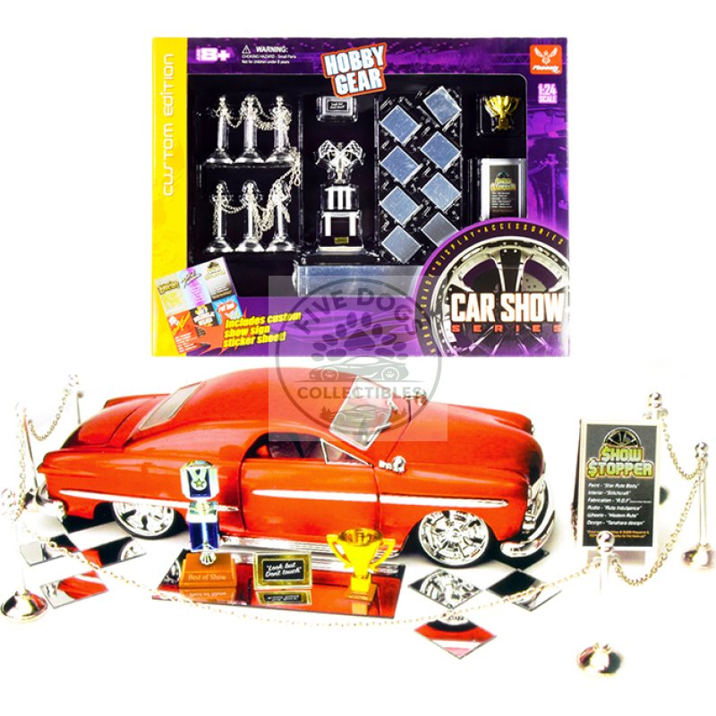 "car show trophy winner" accessories set for 1/24 model cars by phoenix toys