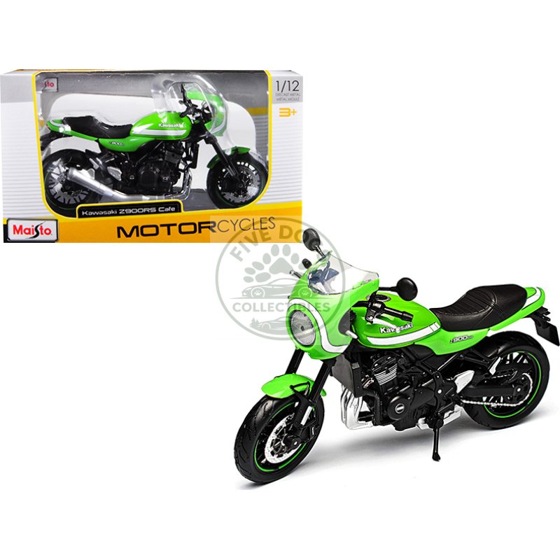 kawasaki z900rs cafe green 1/12 diecast motorcycle model by maisto