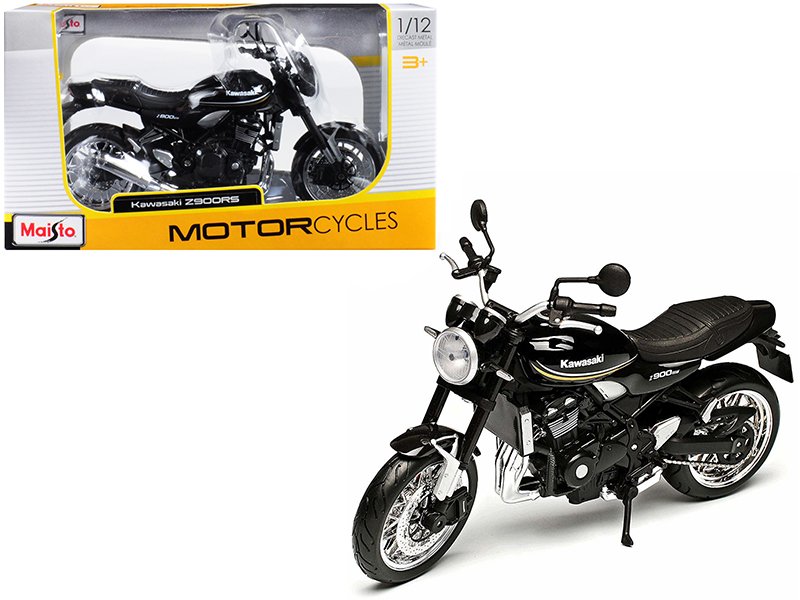 kawasaki z900rs black 1/12 diecast motorcycle model by maisto kawasaki z900rs black 1/12 diecast motorcycle model by maisto