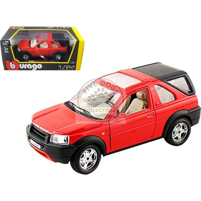 land rover freelander red 1/24 diecast model car by bburago