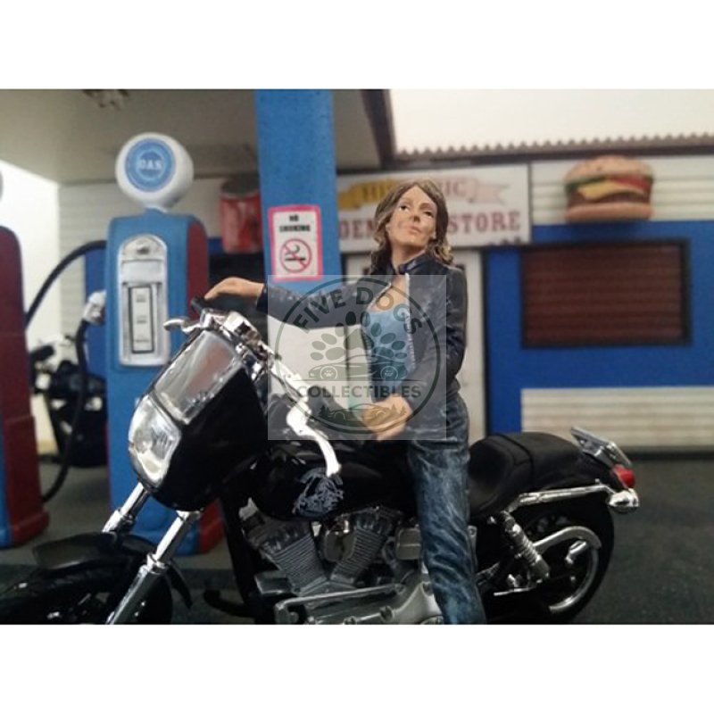 biker angel figure for 1/18 scale models by american diorama