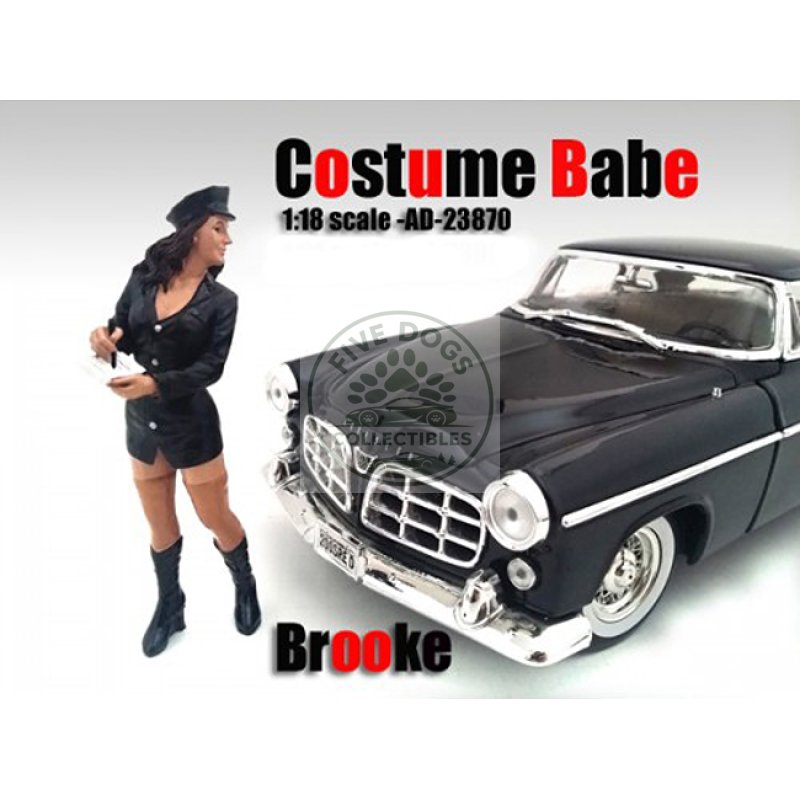 costume babe brooke figure for 1:18 scale models by american diorama