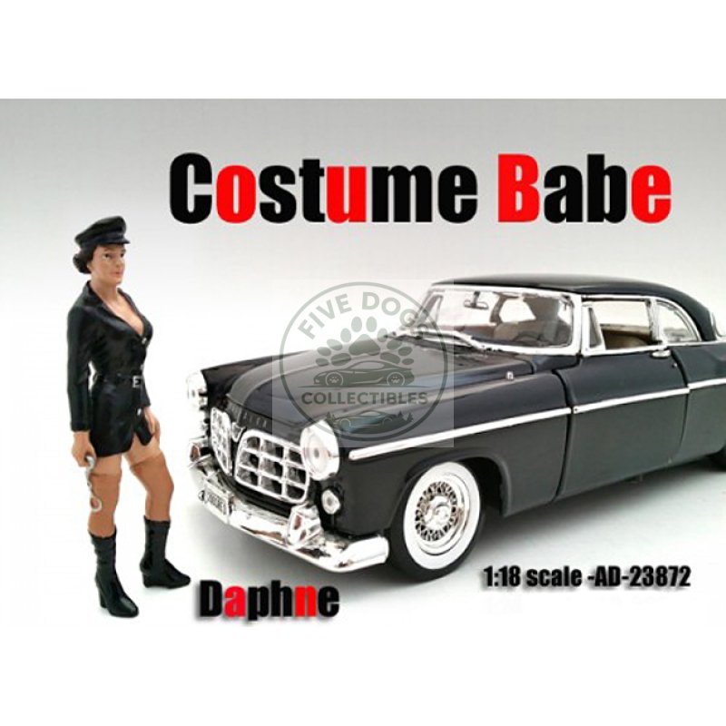 costume babe daphne figure for 1:18 scale models by american diorama