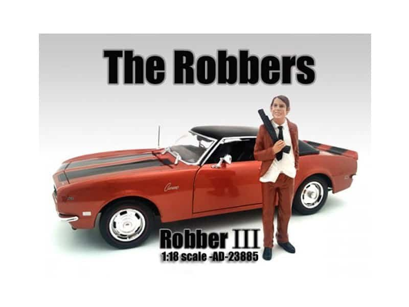 "the robbers" robber iii figure for 1:18 scale models by american diorama "the robbers" robber iii figure for 1:18 scale models by american diorama