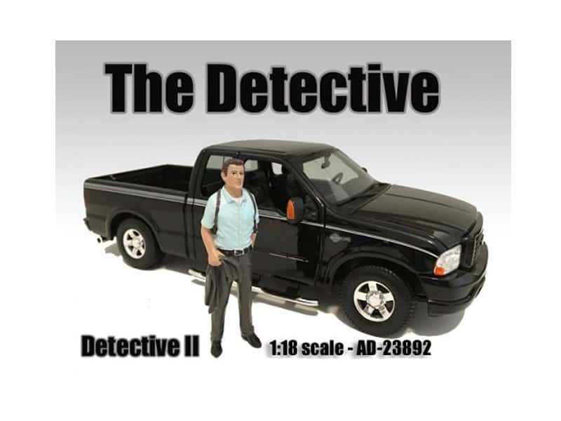 "the detective #2" figure for 1:18 scale models by american diorama "the detective #2" figure for 1:18 scale models by american diorama