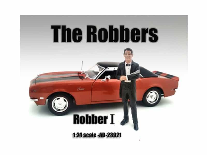 "the robbers" robber i figure for 1:24 scale models by american diorama "the robbers" robber i figure for 1:24 scale models by american diorama
