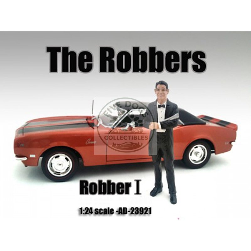 "the robbers" robber i figure for 1:24 scale models by american diorama