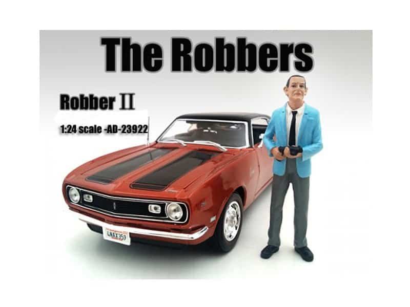"the robbers" robber ii figure for 1:24 scale models by american diorama "the robbers" robber ii figure for 1:24 scale models by american diorama