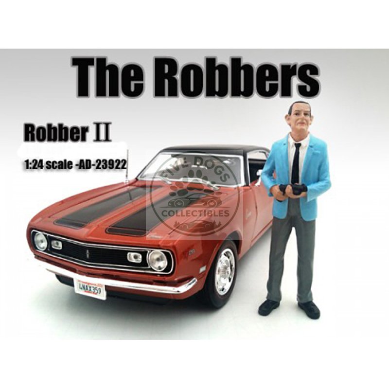 "the robbers" robber ii figure for 1:24 scale models by american diorama