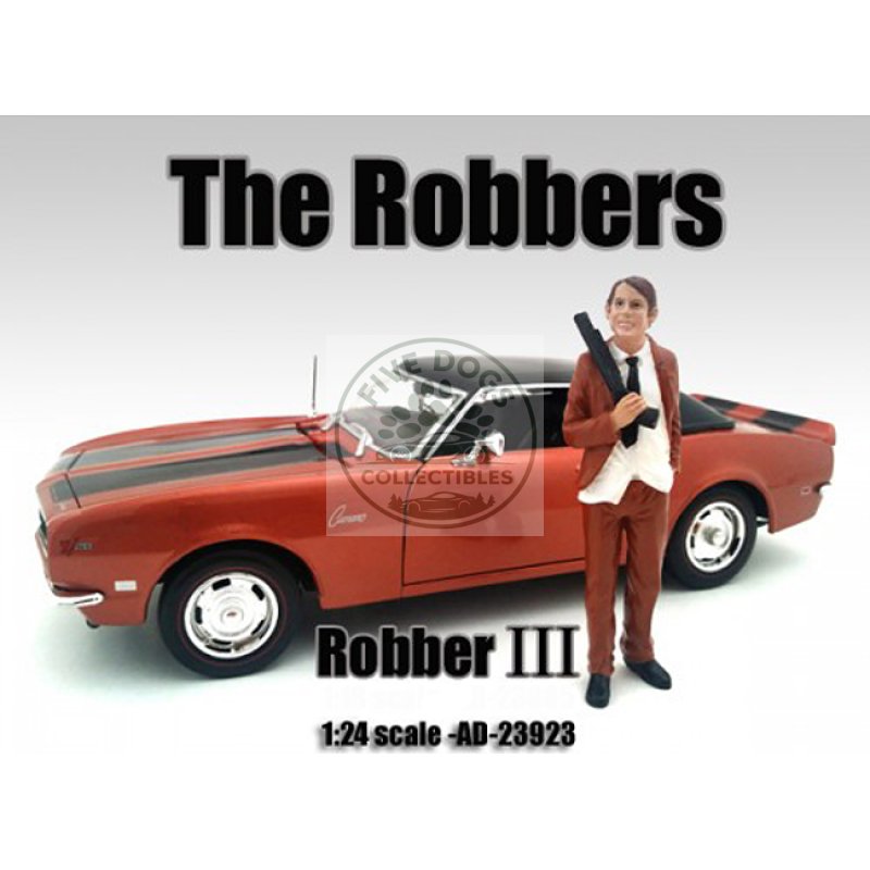 "the robbers" robber iii figure for 1:24 scale models by american diorama