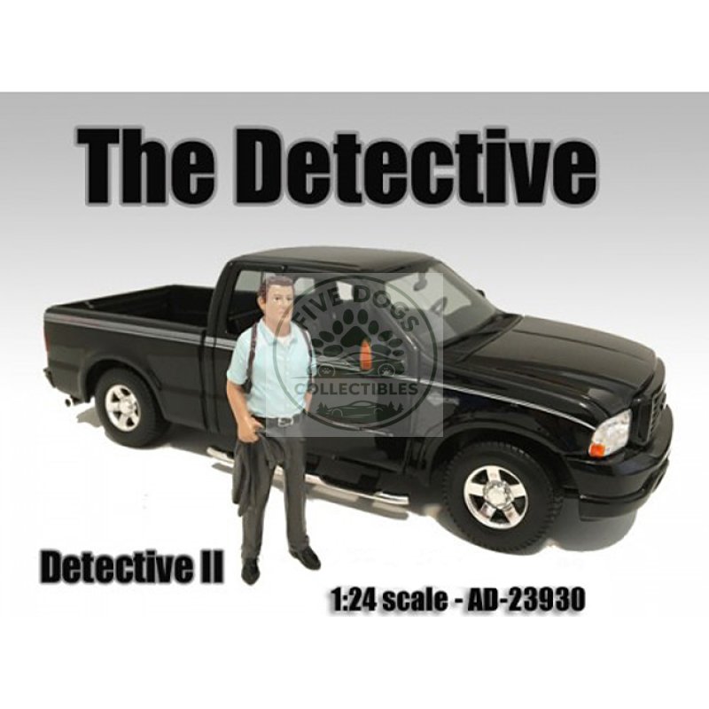 "the detective #2" figure for 1:24 scale models by american diorama