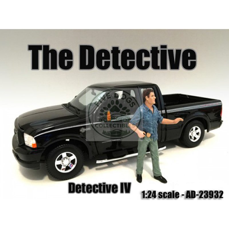 "the detective #4" figure for 1:24 scale models by american diorama