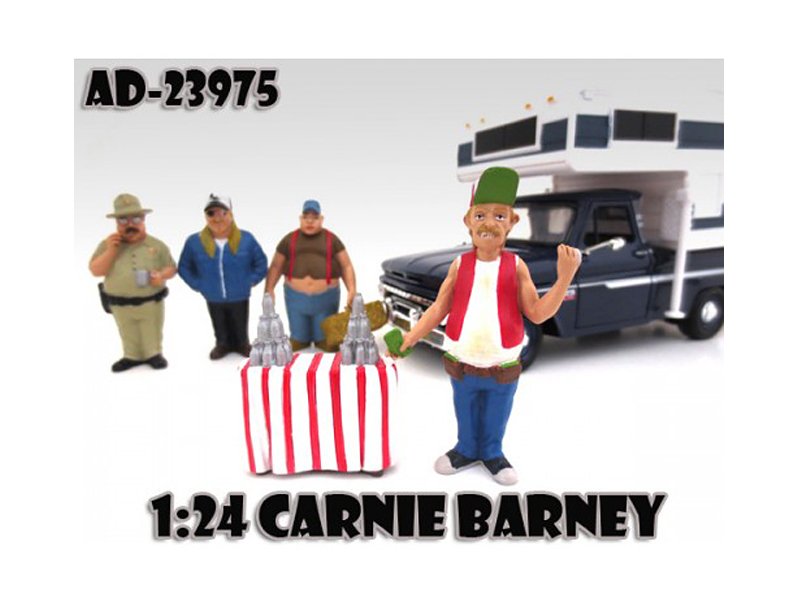 carnie barney "trailer park" figure for 1:24 scale model cars by american diorama carnie barney "trailer park" figure for 1:24 scale model cars by american diorama