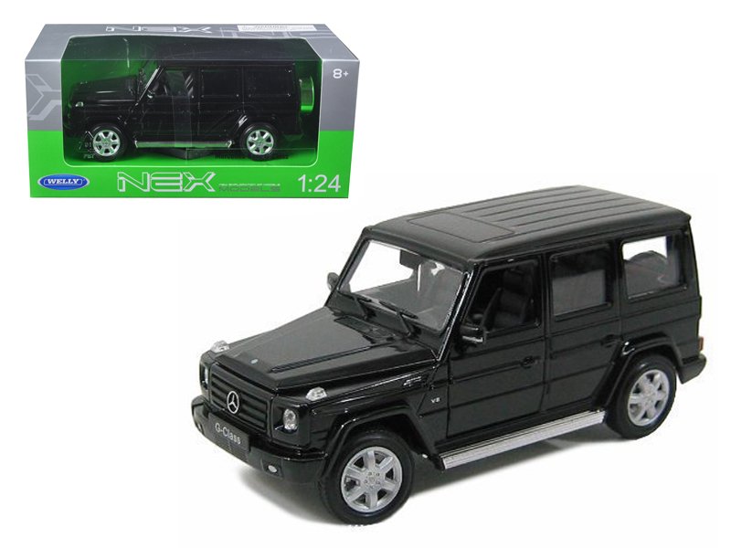 mercedes benz g class wagon black 1/24 1/27 diecast model car by welly mercedes benz g class wagon black 1/24 1/27 diecast model car by welly