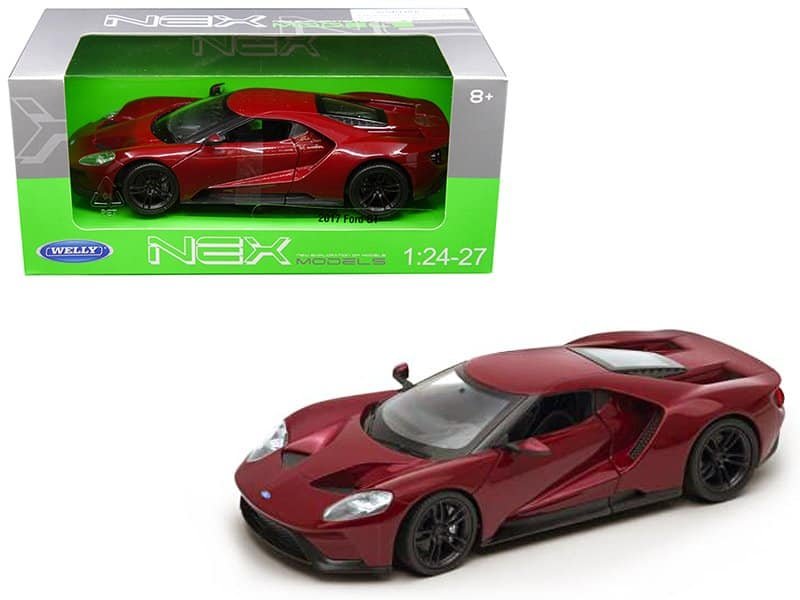 2017 ford gt red 1/24 1/27 diecast model car by welly 2017 ford gt red 1/24 1/27 diecast model car by welly