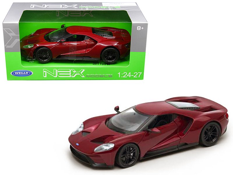 2017 ford gt red 1/24 1/27 diecast model car by welly 2017 ford gt red 1/24 1/27 diecast model car by welly