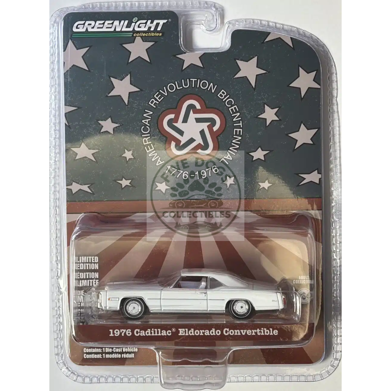 greenlight 1976 cadillac eldorado convertible american bicentennial edition