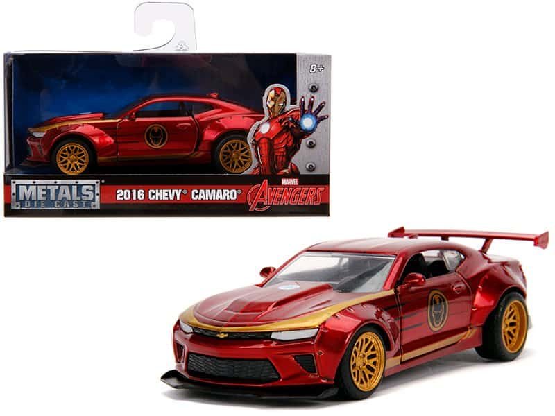2016 chevrolet camaro "iron man" theme "marvel" series 1/32 diecast model car by jada 2016 chevrolet camaro "iron man" theme "marvel" series 1/32 diecast model car by jada