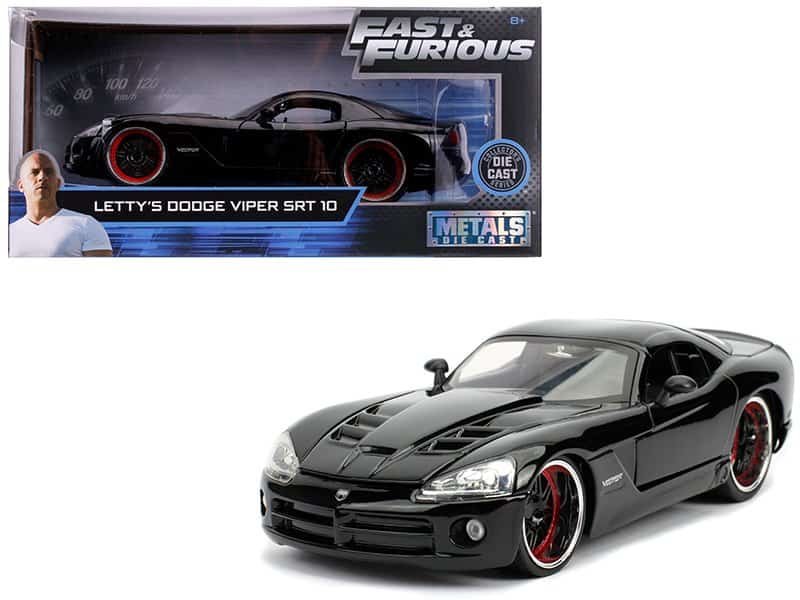 Fast & Furious Dodge Viper SRT 10 die-cast model DIE-CAST model of Letty's Dodge Viper SRT 10 from Fast & Furious movie.