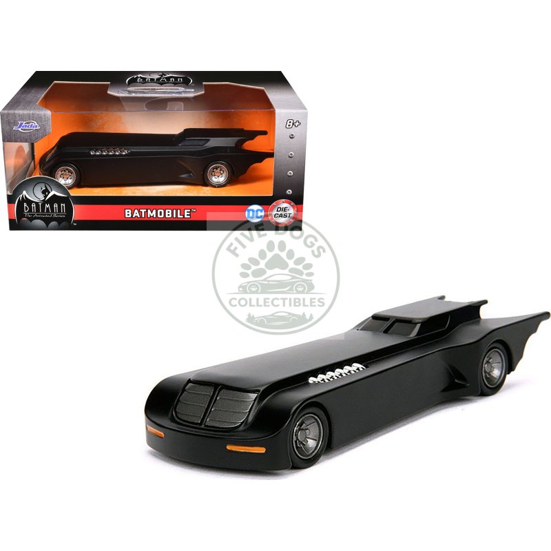 batmobile "the animated series" dc comics series diecast model car by jada