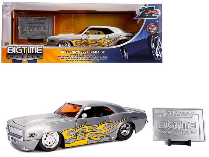 1988 Chevrolet Camaro die-cast model toy Die-cast Chevrolet Camaro collectible car from BigTime Muscle series.