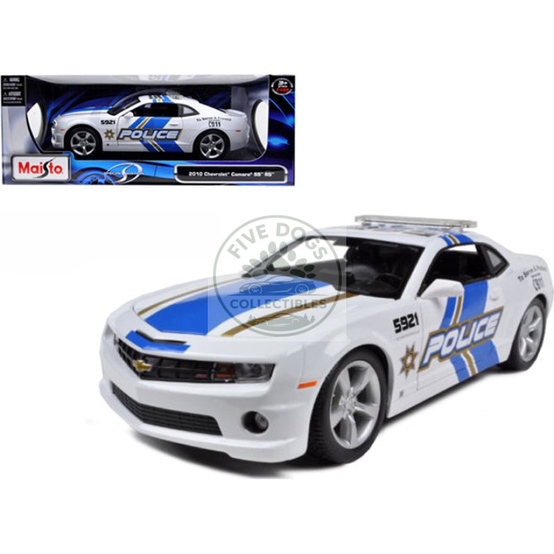 2010 chevrolet camaro rs ss police 1/18 diecast model car by maisto