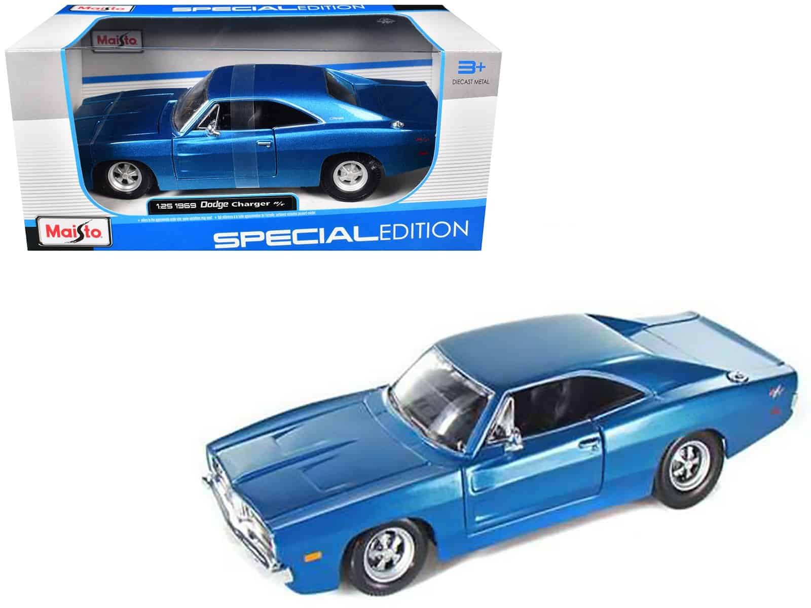 1969 dodge charger r/t hemi blue 1/25 diecast model car by maisto 1969 dodge charger r/t hemi blue 1/25 diecast model car by maisto