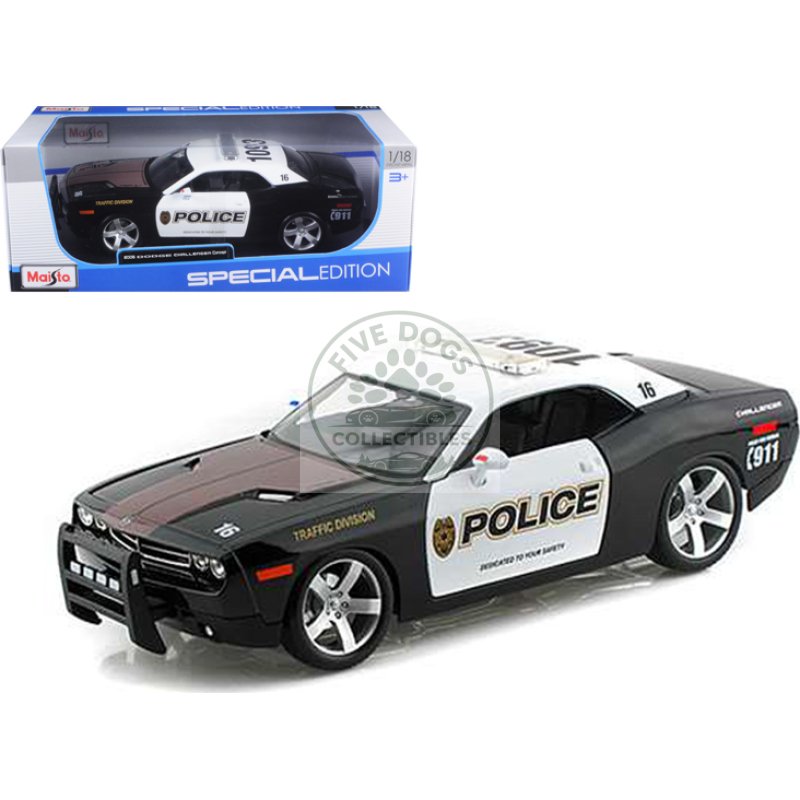 2006 dodge challenger concept police 1/18 diecast model car by maisto
