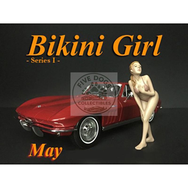 may bikini calendar girl figure for 1/18 scale models by american diorama