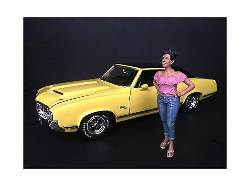 "hanging out ii" gloria figurine for 1/18 scale models by american diorama "hanging out ii" gloria figurine for 1/18 scale models by american diorama