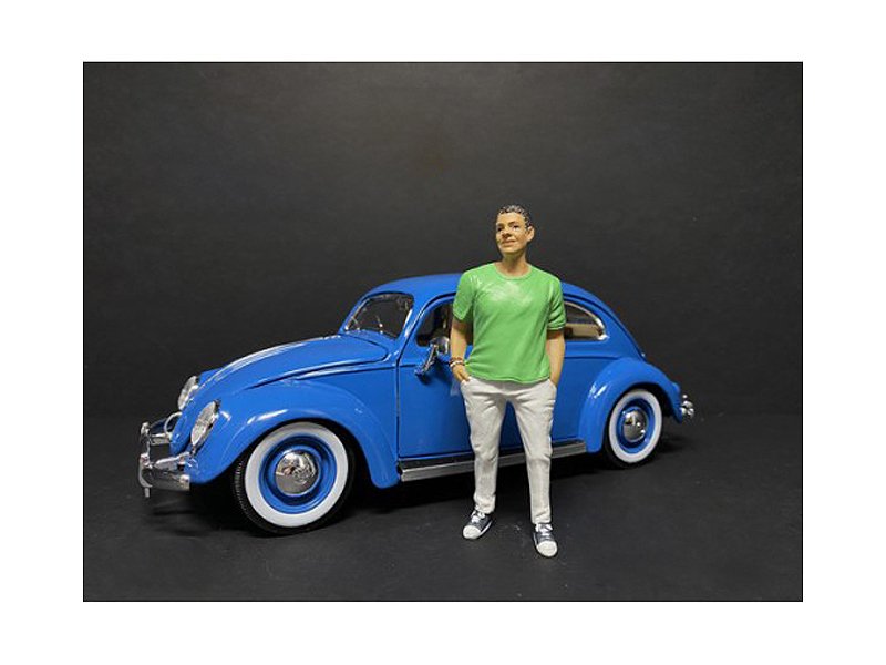 "partygoers" figurine ix for 1/18 scale models by american diorama "partygoers" figurine ix for 1/18 scale models by american diorama