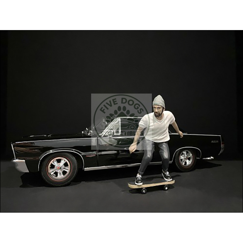 skateboarder figurine ii for 1/24 scale models by american diorama