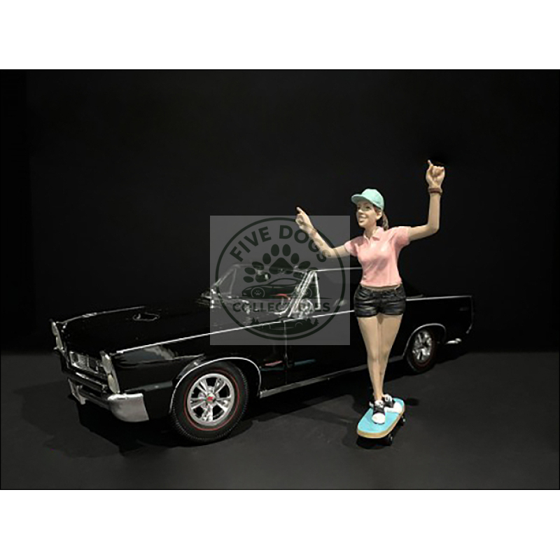 skateboarder figurine iv for 1/24 scale models by american diorama