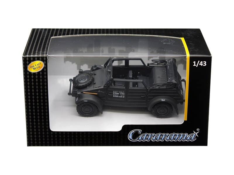 volkswagen kubelwagen convertible k type 82 black 1/43 diecast model car by cararama volkswagen kubelwagen convertible k type 82 black 1/43 diecast model car by cararama