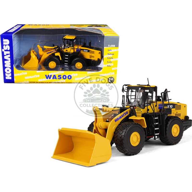 komatsu wa500 7 wheel loader 1/50 diecast model by first gear