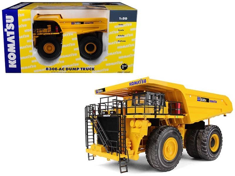 komatsu 830e ac dump truck 1/50 diecast model by first gear komatsu 830e ac dump truck 1/50 diecast model by first gear