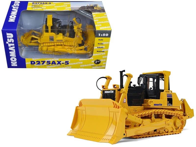 komatsu d275ax 5 sigma dozer with ripper 1/50 diecast model by first gear komatsu d275ax 5 sigma dozer with ripper 1/50 diecast model by first gear