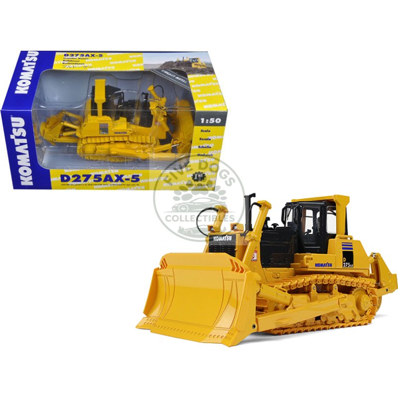 komatsu d275ax 5 sigma dozer with ripper 1/50 diecast model by first gear