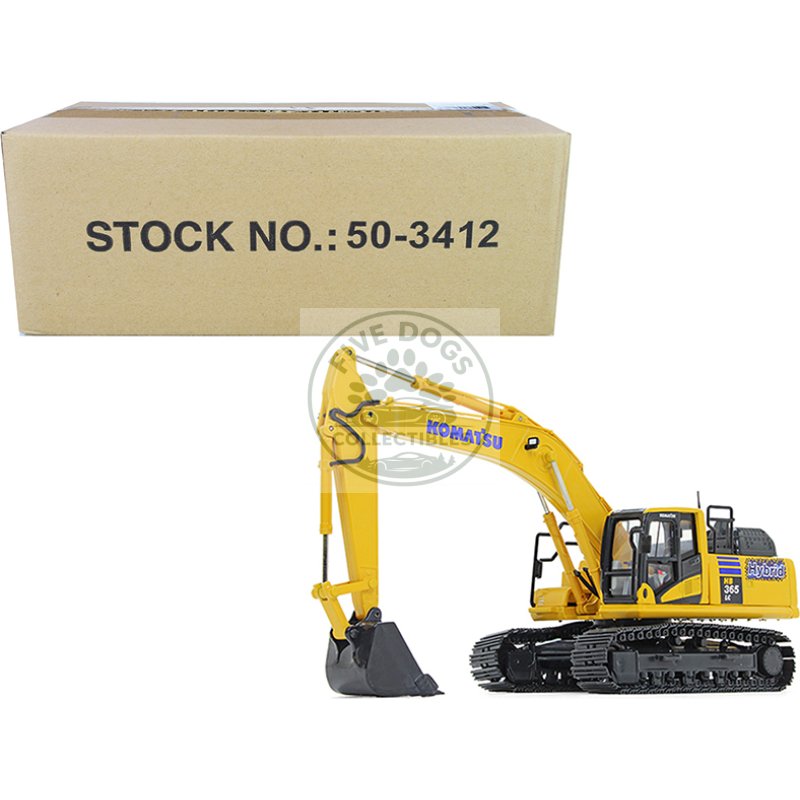 komatsu hb365lc 3 hybrid excavator 1/50 diecast model by first gear