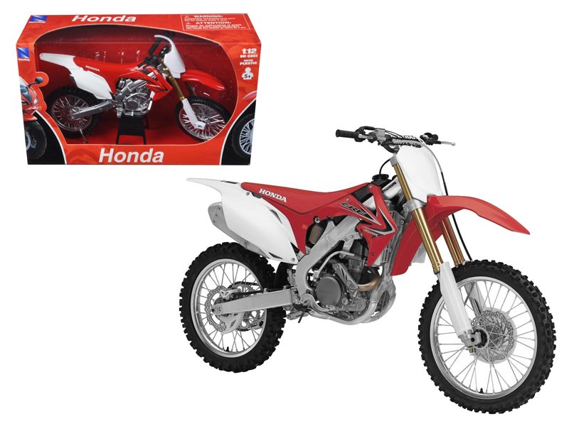 2012 honda cr 250r red 1/12 diecast motorcycle model by new ray 2012 honda cr 250r red 1/12 diecast motorcycle model by new ray
