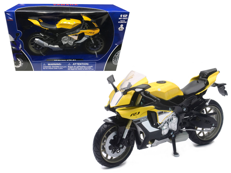 2016 yamaha yzf r1 yellow motorcycle model 1/12 by new ray 2016 yamaha yzf r1 yellow motorcycle model 1/12 by new ray