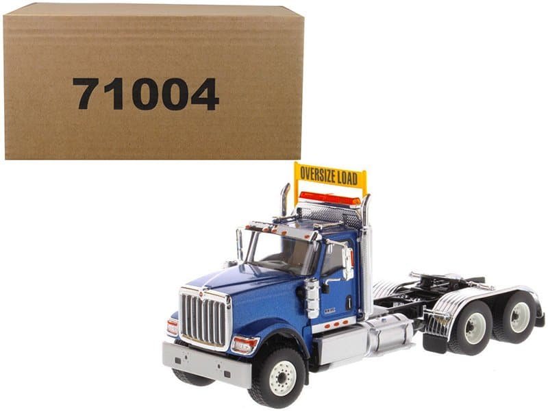 international hx520 day cab tandem tractor blue 1/50 diecast model by diecast masters international hx520 day cab tandem tractor blue 1/50 diecast model by diecast masters