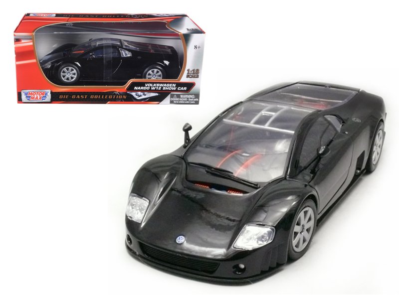 volkswagen nardo w12 show car black 1/18 diecast model car by motormax volkswagen nardo w12 show car black 1/18 diecast model car by motormax