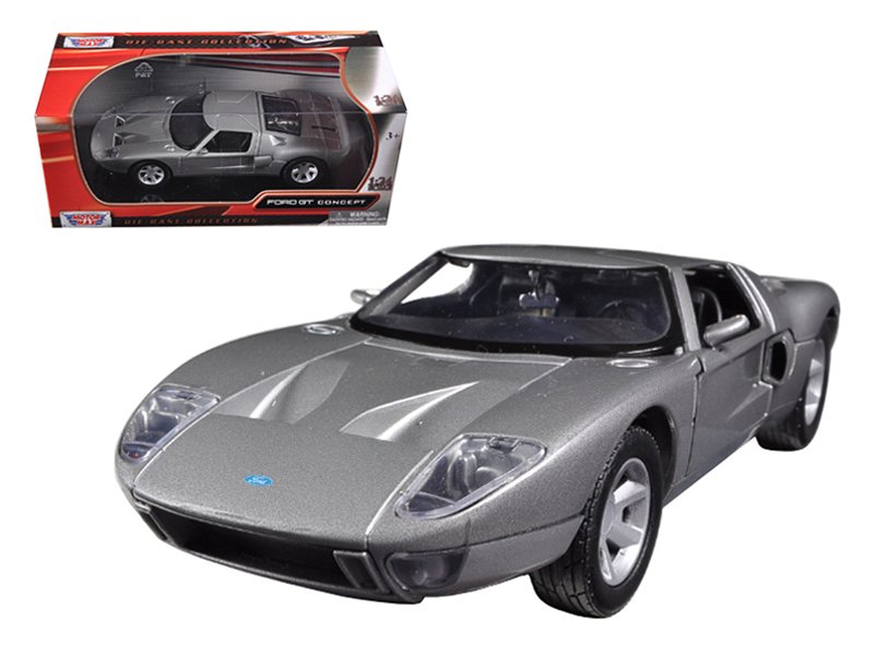 ford gt silver 1/24 diecast car model by motormax ford gt silver 1/24 diecast car model by motormax