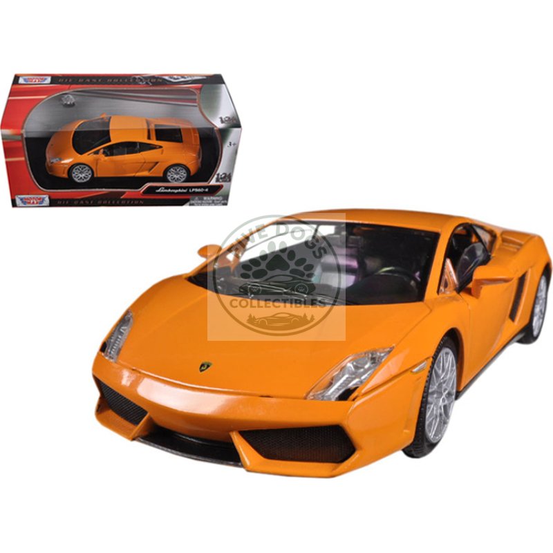 lamborghini gallardo lp 560 4 orange 1/24 diecast model car by motormax