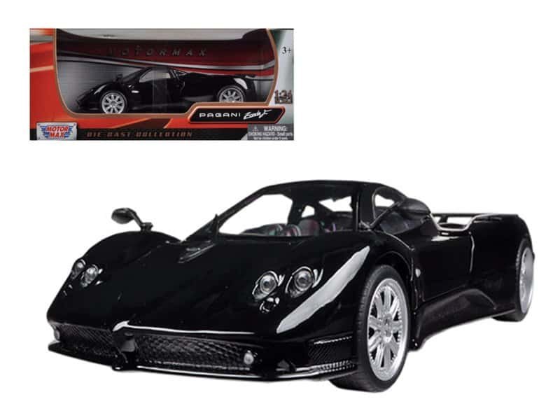 pagani zonda f black 1/24 diecast car model by motormax pagani zonda f black 1/24 diecast car model by motormax